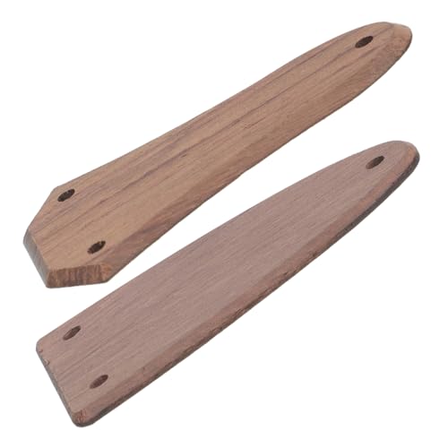 NOLITOY 2個エレキギターベース用トラスロッドカバー 対応 交換用フィッティング 高耐久木材使用