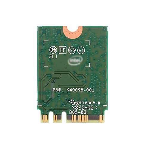Rekong Wifi 6 Ax200Ngw M.2 2230 Wifi Network Card Dual Band 160Mhz Mu-Mimo 802.11Ac Ax 3000Mbps 2.4Ghz 5Ghz Bt5.2 Ax200 Wireless Adapter Ofdma Support Vpro Miracast Only For Windows 10/11,64 Bit #TOP5