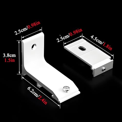 LTSRLL Integrated Curtain Box Track Blackout Heavy-duty Single Curtain Rail Sliding Curtain Pelmet With Rod Runners End Caps Bracket(White-a,230cm/7.5ft(2 * 115cm)) - Image 5