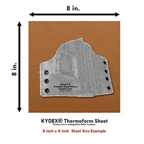 Image of BOLTARON Thermoform Sheet - (Haircell /Smooth) - (.080 Thickness) - (8in x 8in) - (Coyote Brown) - (2 Sheets)