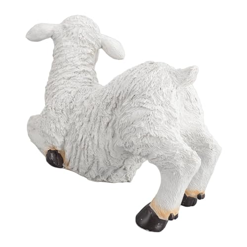 Ornement de mouton en résine Rengue idée cadeau design délicat