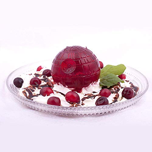 Death Star Ice Cube Molds Tray, Big Sphere Silicone Star Wars Ice Ball Maker For Whiskey, Bourbon, Cocktails, Sugar, Chocolate (2 Packs) #TOP3