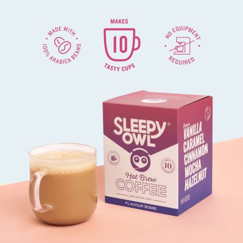 Sleepy Owl Celebration Box (Green) | Set of 5 Cold Brew Packs (Flavour Box) + Set of 10 Hot Brew Bags (Flavour Box) + 1 Enamel Mug (Green) | Makes 25 Cups | 100% Arabica Coffee... - Image 4