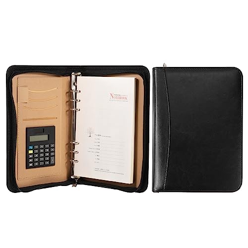 PATIKIL A5 Travail Porte-document, PU Cuir Pad-folio Organiseur Légal Fichier Fichier Zip Professionnel Presse-papiers Pochette Classeur pour Résumé...