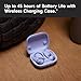 Beats Powerbeats Pro 2 - Wireless Noise Cancelling Workout Earbuds with Secure- Fit Earhooks, Up to 45-Hour Battery with Charging Case, Sweat & Water Resistant, Heart Rate Monitoring - Hyper Purple