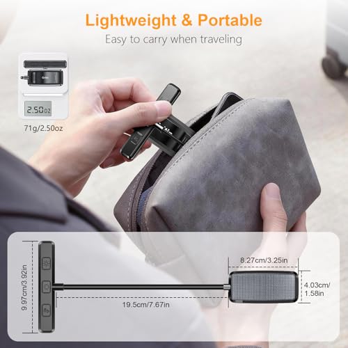 Gritin 19 LED Rechargeable Book Light for Reading in Bed | Eye Caring 3 Color Temps,Stepless Dimming Brightness,Memory Function,90 Hrs Runtime Lightweight Clip on Light for Book Lovers - image 8