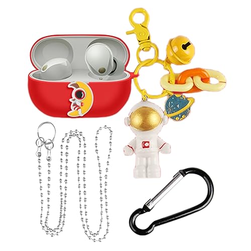 For WF-1000XM5 用の ケース カバー シリコン 保護カバー 傷防止 落下防止 耐衝撃 装着充電可能 防水 防塵 創造性 かわいい 人気 漫画 ソフトカバー ワイヤレスノイズキャンセリングイヤホン WF-1000XM5 対応 (A8)