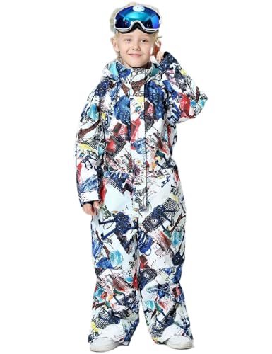 DOOK SNOW Kids Waterproof One-Piece Ski Suit