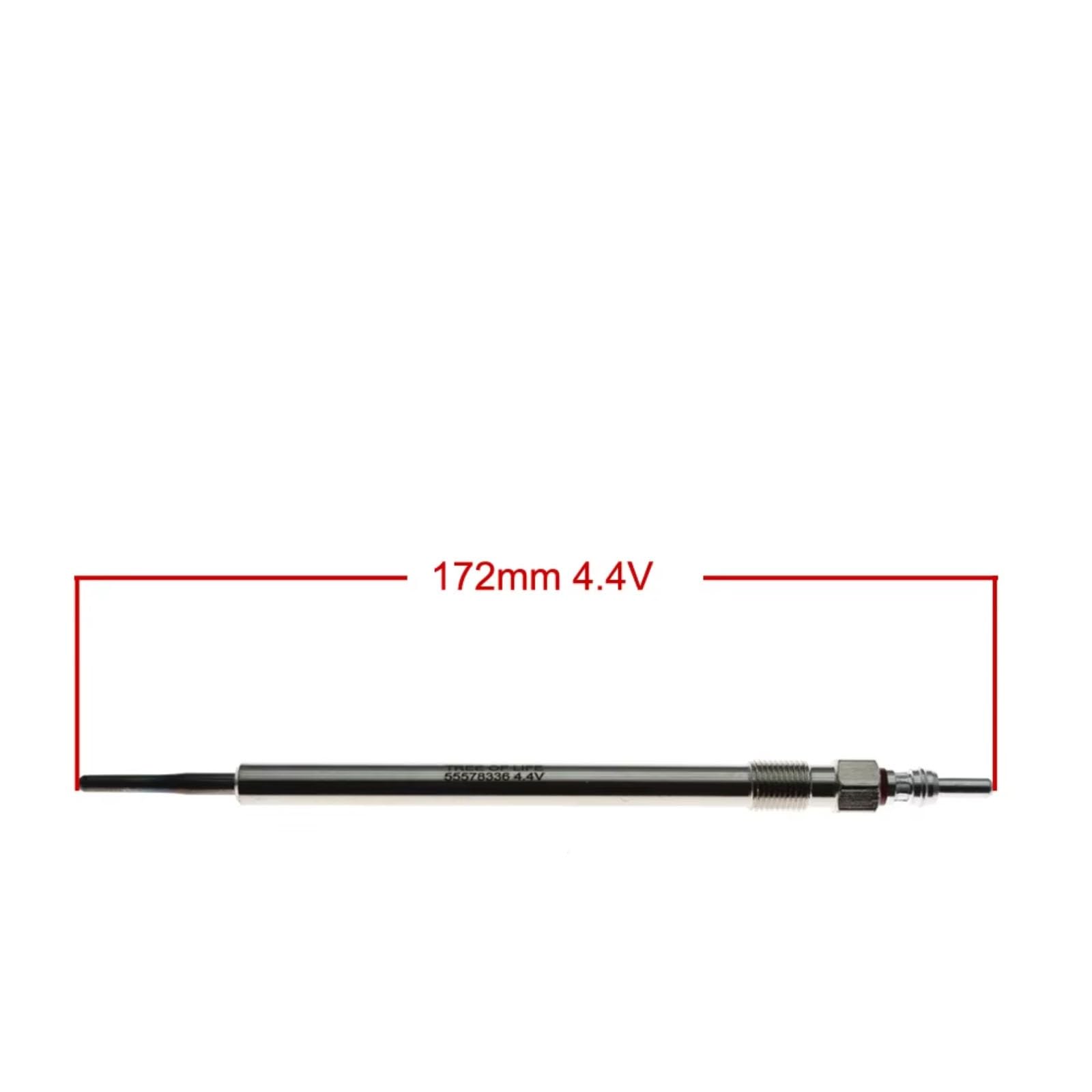 Glühkerze für Opel Zafira C B20DTH B20DTJ D20DTH 2012 2013 2014 2015 2016 2017 2018 2019 Zweikern-Heizglühkerzen (2 Stück)
