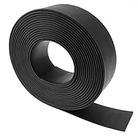 Gummistreifen Neopren Gummimatte Vollgummi Gummiprofil Gummiplatte für Dichtungen, Bodenbeläge Schutz, Vibrationsschutz, Abdeckung, DIY (25mm×1,5mm×3m)