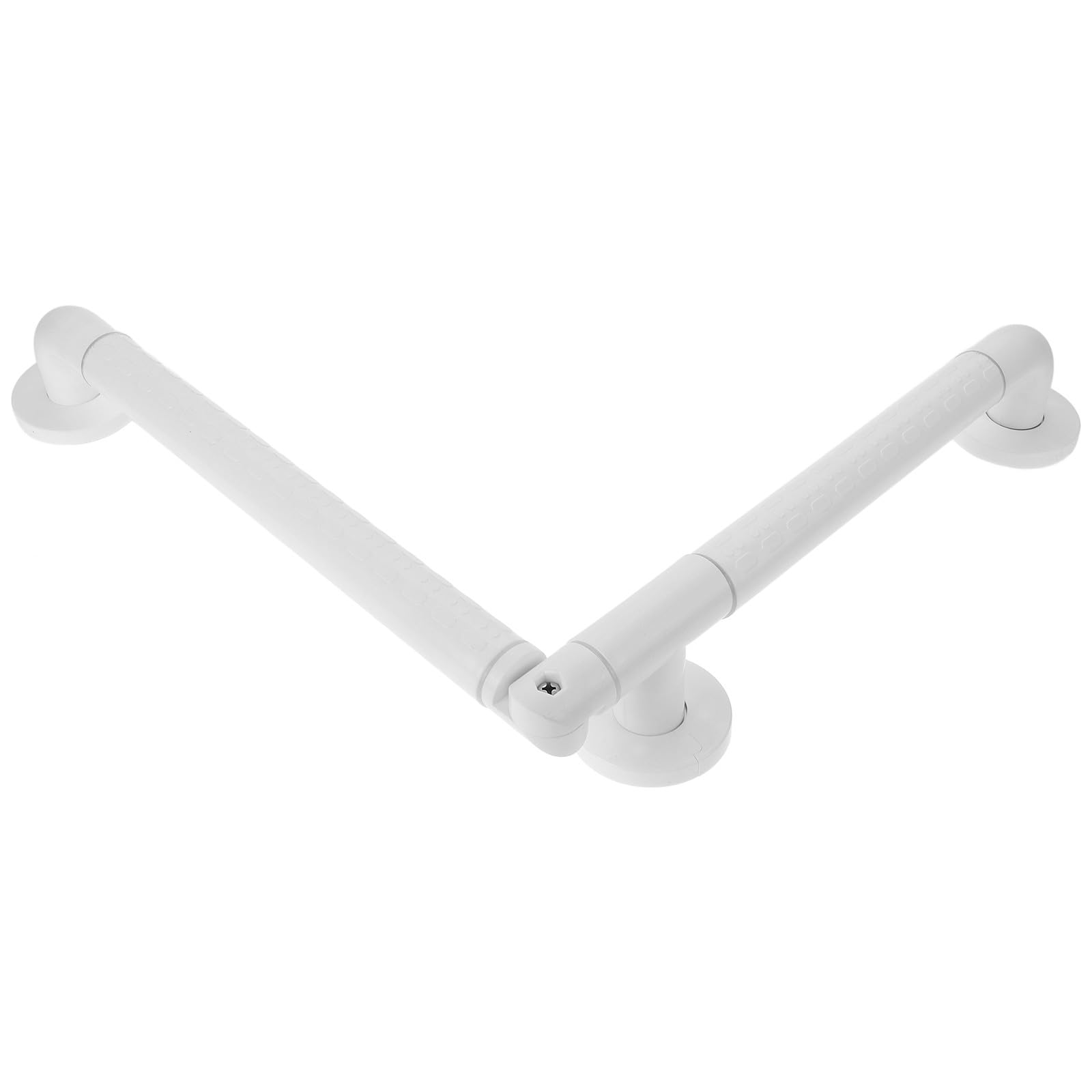 GARVALON Asidero de Baño Antideslizante de Acero Inoxidable 48x48 Cm, Barra de Apoyo Plegable para Ducha E Inodoro, Accesorio de Seguridad para Personas Mayores y Discapacitadas