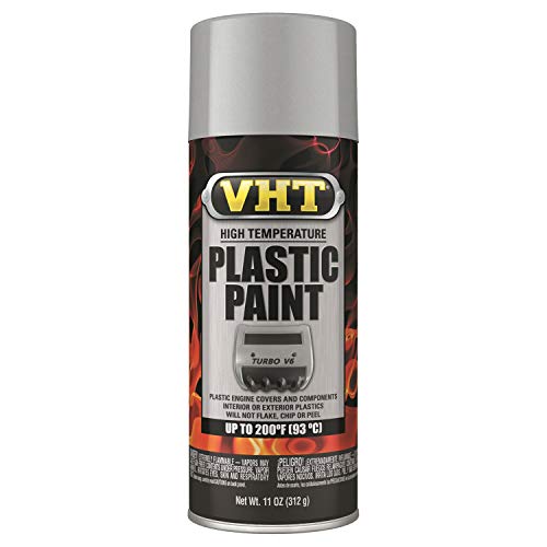 VHT High Temperature Plastic Paint - Aluminum Automotive Spray Paint - 11 oz Aerosol Can