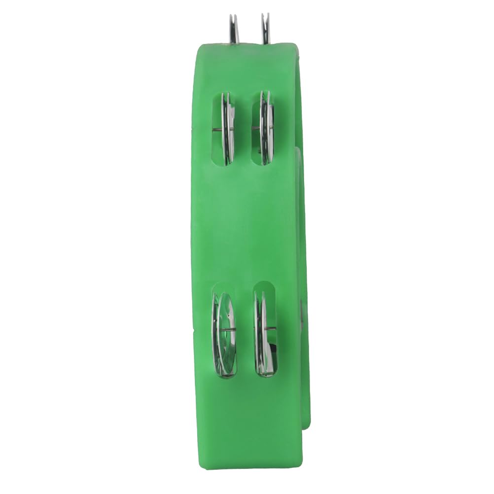 Pandereta con forma de media (verde)