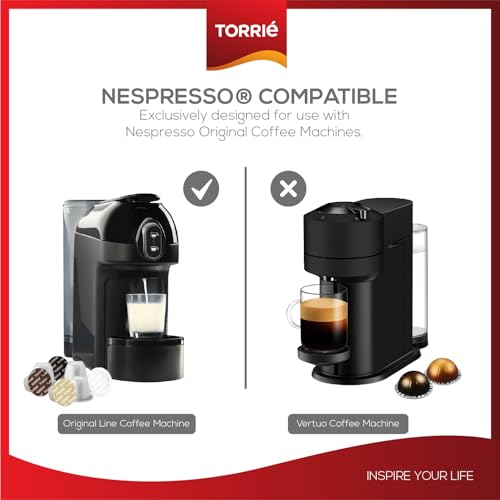 Torrié Milk Pods Compatible with Nespresso® Original Machines | Perfect for Latte, Macchiato & Cappuccino (30 pods)