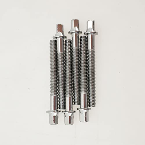Abaodam 18pcs Tornillos para Montaje de Bombo con Arandelas para Soporte de Redoblante de Batería Metal miniatura 4