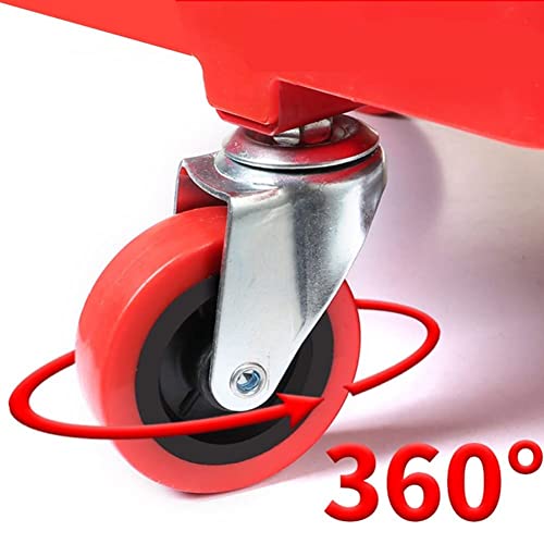 Sgabello mobile da Officina con Cassetto, Vani e