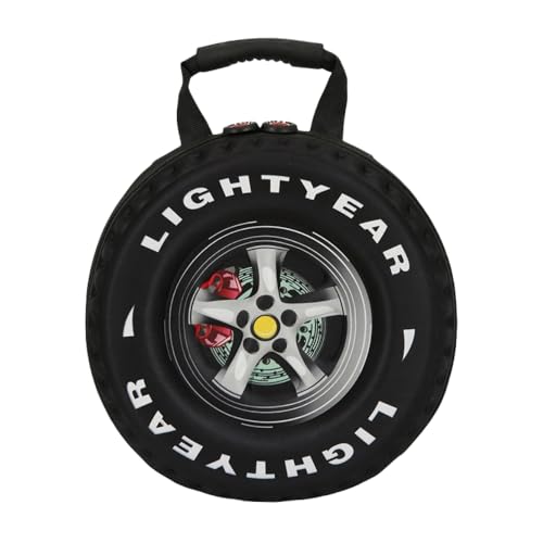 Vobomo Creative Tire Shape Backpack EVA Backpack Fashion Styling Backpack Lightweight Backpack (Black)