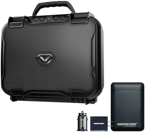 Vaultek LifePod XR | Advanced Biometric Rugged Lock Box & Weatherproof Travel Case | Modular Interior with Removable Dividers, Backlit Keypad, Biometric Scanner | Signature Series Kit