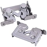 Bapmic 51237115229 2pcs W/o Wire Front Left & Right Lower Hood Lock Latch Kit for BMW E90 E92 E60 X3 M5 (Pack of 2)