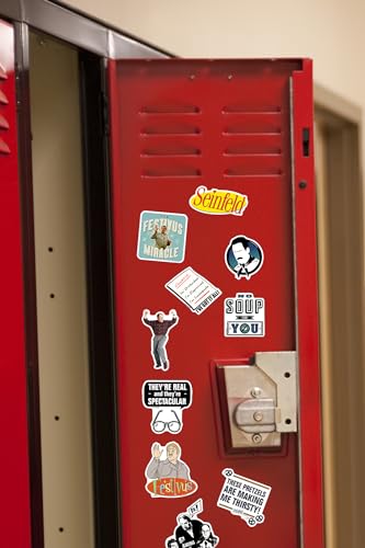 Seinfeld 2nd Variety 50ct Vinyl Large Deluxe Stickers Variety Pack - Laptop, Water Bottle, Scrapbooking, Tablet, Skateboard, Indoor/Outdoor