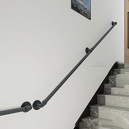 Main courante main courante d'escalier kit complet de rampe en fer