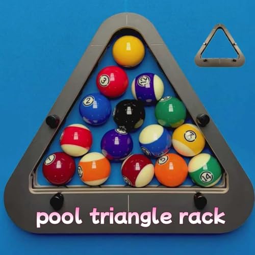 Professional Billiard Pool Rack System,Gap-Free Precision Ball Set for Perfect Breaks, Adjustable Solid Wood Triangle & Magic Rack, Heavy Duty 8-Ball & 9 Ball Rackaccessory - Image 2