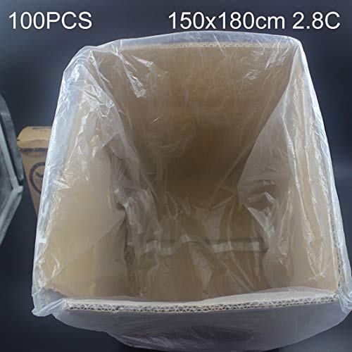 Eco Bag Lmy 100 PCS 2.8C Dust-proof Moisture-proof Plastic PE Packaging Bag, Size: 150cm x 180cm