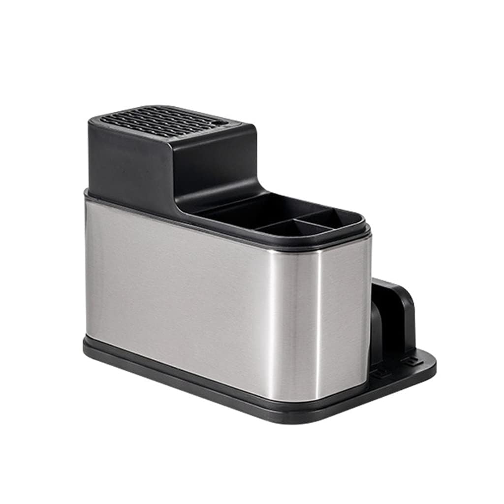 Soporte para tabla de cortar de acero inoxidable, estante de almacenamiento para encimera de cocina sin taladrar para ahorrar espacio