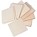Produktbild (10cm * 10cm) 20 Stück Holzscheiben Holzplättchen Baumscheiben Quadrat Form Ideal für DIY Basteln Malen Handwerk