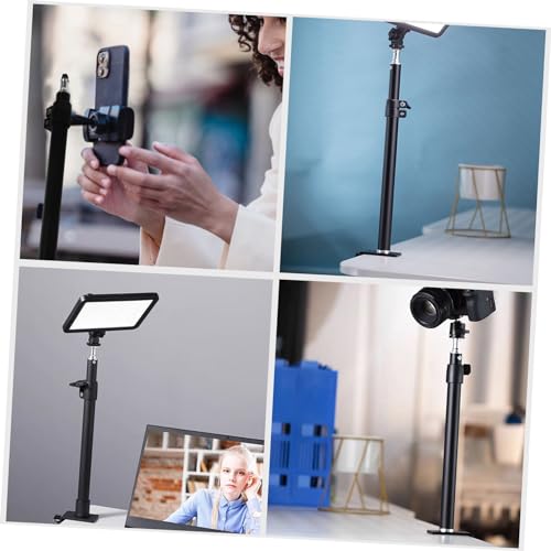 Soporte telescópico ajustable para cámara de escritorio y fotografía en mesa de 6-13cm 7