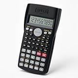 Calculadora Científica 240 Funções Display Duplo 10+2 Dígitos – Desligamento Automático, Pilha AAA – Ideal para Engenharia, Matemática, Física, Química, Faculdade, Escritório – Cor Preta