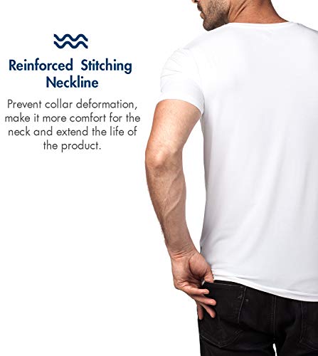 LAPASA Uomo Pacco da 2 T-shirt MicroModal -PURA