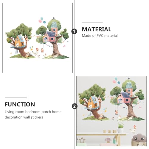 Vinilos decorativos animales cartoon 2pcs 30x90 cm miniatura 7