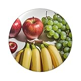 5 pines de botón de frutas frescas, insignias de botón redondas de 2.4 pulgadas, kit de botones personalizados para fotos, suministros de manualidades, proyectos de fiesta de bricolaje