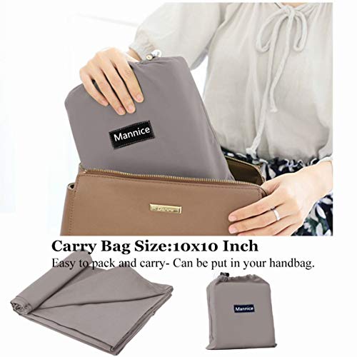 Sleeping Bag Liner Travel and Camping Sheet Lightweight Compact Sleep Bag Sack Picnic (82.7 X 45 Inch, Kahki Grey) - Thumbnail 2