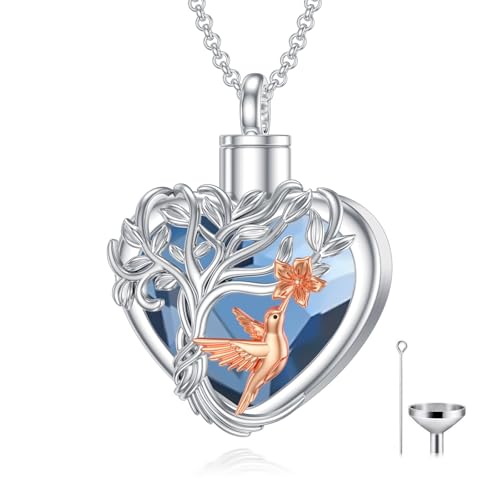 Collier funéraire argent 925 pendentif urne cendres médaillon homme femme