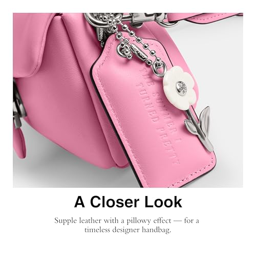 Coach the Summer I Turned Pretty Pillow Tabby Shoulder Bag 20, LH/Vivid Pink4