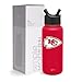 Simple Modern Officially Licensed NFL Kansas City Chiefs Water Bottle with Straw Lid | Vacuum Insulated Stainless Steel 32oz Thermos | Summit Collection | Kansas City Chiefs