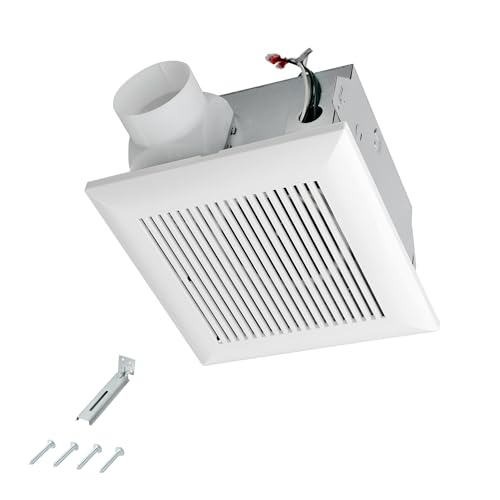 Amazon Basics AB-BV101 Air Ventilation Fan, Exhaust Fan, 70 CFM / 2.0 Sones, White