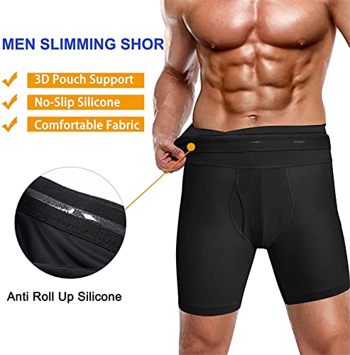 BIGFOX Men Tummy Control Shorts High Waist Slimming Underwear Body Shaper Seamless Compression Boxers Briefs Waist Trainer2