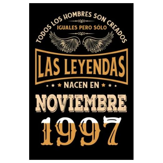 Regalo de 25 Cumpleaños Para Hombre : Las Leyendas Nacen en Noviembre 1997: Regalos de Cumpleaños Vintage Para El Marido Hermano Papá Amigos, Cumplir ... en Noviembre de 1997, Cuaderno de Cumpleaños.