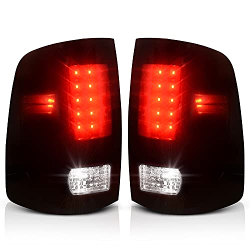 AUTOSAVER88 LED Tail Lights Compatible with 2009-2018 Dodge RAM 1500 2500 3500 Black Housing Smoked Lens LED Taillights Brake Lamps Assembly AUTOSAVER88 LED Tail Lights Compatible with 2009-2018 Dodge RAM 1500 2500 3500 Black Housing Smoked Lens LED Taillights Brake Lamps Assembly