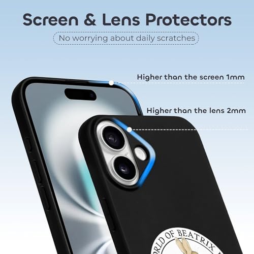 �s�[�^�[���r�b�g iPhone16Plus�Ή��P�[�X �ϏՌ� TPU ���^ �A�C�t�H��16Plus�J�o�[ �y�� ���菝�h�~ �X�}�z�P�[�X �l�C �L�����N�^�[ Case