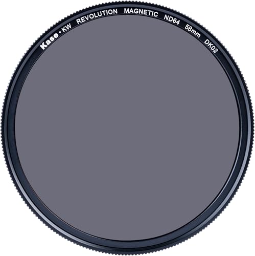 Filtre ND64 magnétique Kase Revolution Plus en verre optique premium 58mm
