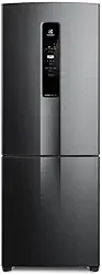 Geladeira Electrolux Frost Free 490L Efficient com AutoSense Inverse Black Inox Look (IB7B) 127 V