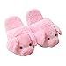 Winter Frauen Warm Indoor Hausschuhe Damen Mode Süße Rosa Schwein Damen Weiche Kurze Furry Plüsch Frau Komfort Lässige Weibliche Schuhe Gewicht Hausschuhe Warm Polar Home Schuhe Baumwolle Haussch