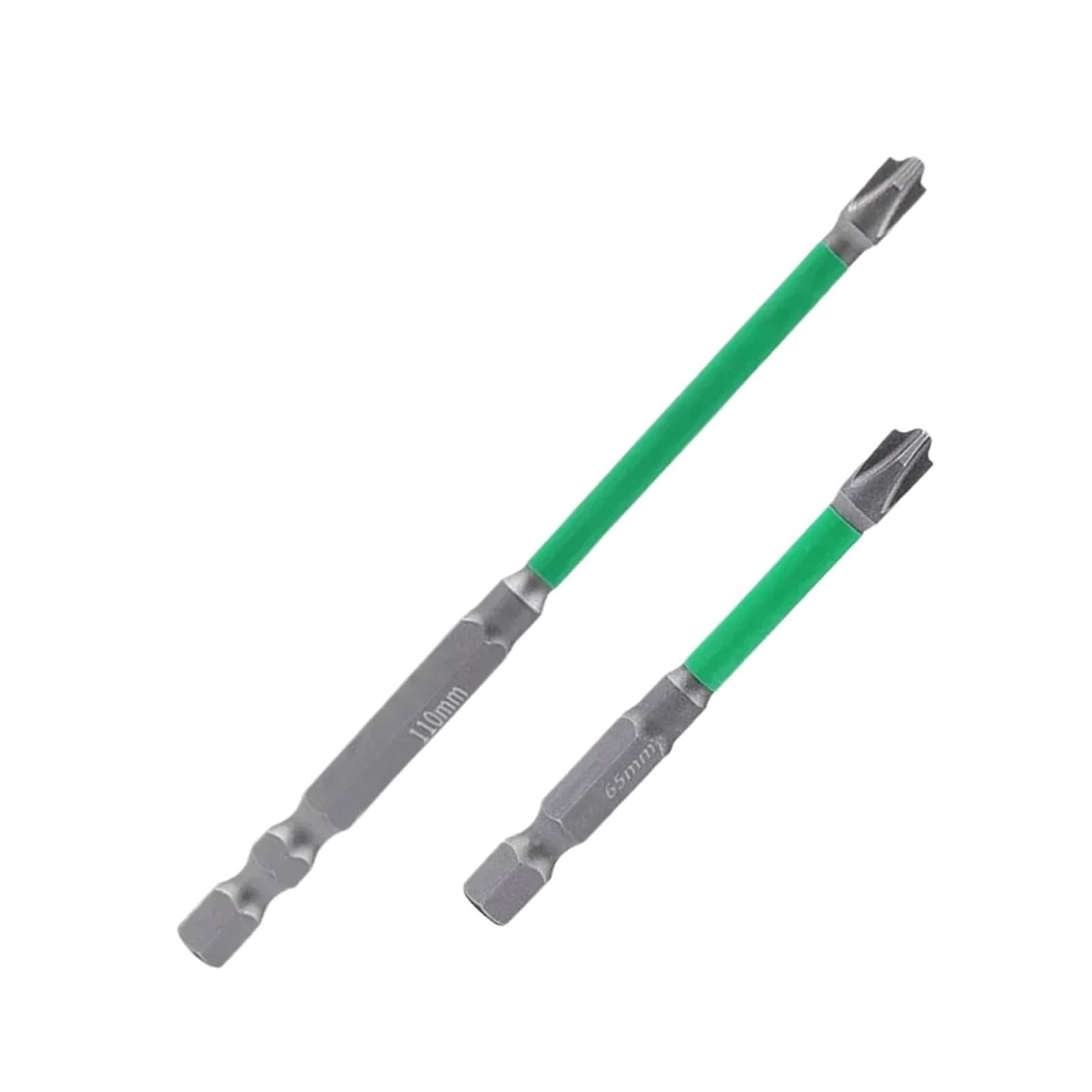 UAYPLMBI 1/2pcs 65mm 110mm 150mm Slotted Cross Screwdriver Bit Nutdrivers for Socket Switch Electrician Power Tool