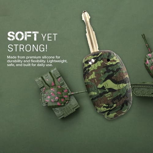 Image of Keyzone Silicone keycover Compatible for Hyundai Creta, Venue, Tucson, Alcazar, i20, Xcent, Aura, Elite i20, Active i20, Grand i10 flip Keys