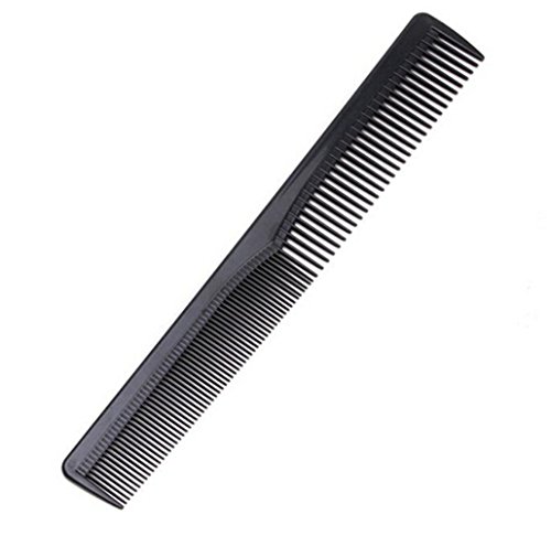 Peine Negro de Dientes Finos de Fibra de Carbono miniatura 1