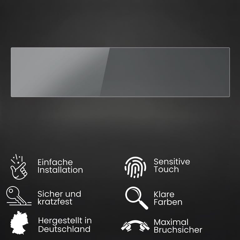 Bruni Screen Protector compatible with Denon AVC-X8500HA Protector Film, crystal clear Protective Film (2X)